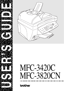 Handleiding Brother MFC-3420C Multifunctional printer