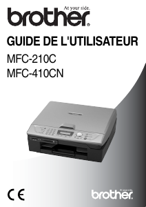 Mode d’emploi Brother MFC-410CN Imprimante multifonction