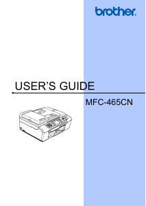 Handleiding Brother MFC-465CN Multifunctional printer