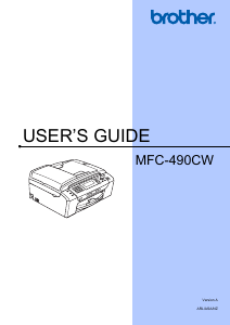 Manual Brother MFC-490CW Multifunctional Printer