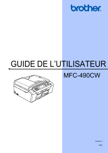 Mode d’emploi Brother MFC-490CW Imprimante multifonction