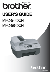 Manual Brother MFC-5440CN Multifunctional Printer