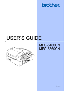 Manual Brother MFC-5460CN Multifunctional Printer