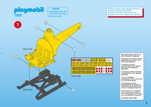 Manual de uso Playmobil set 7885 Rescue Helicoptero clásico