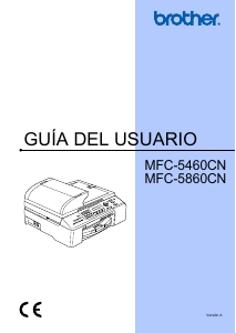 Manual de uso Brother MFC-5460CN Impresora multifunción