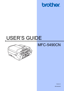 Handleiding Brother MFC-5490CN Multifunctional printer