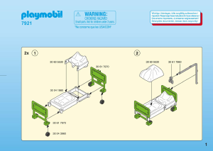 Bedienungsanleitung Playmobil set 7921 Rescue Krankenzimmer