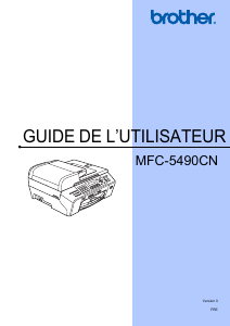 Mode d’emploi Brother MFC-5490CN Imprimante multifonction