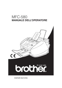 Manuale Brother MFC-580 Stampante multifunzione