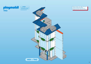 Handleiding Playmobil set 7942 Rescue Extra verdieping voor het compleet ingericht kinderziekenhuis