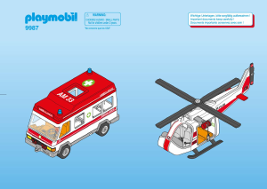 Bedienungsanleitung Playmobil set 9987 Rescue Megaset