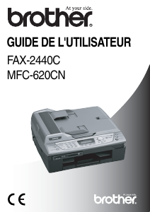 Mode d’emploi Brother MFC-620CN Imprimante multifonction
