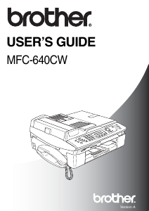 Handleiding Brother MFC-640CW Multifunctional printer