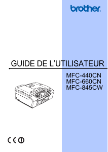 Mode d’emploi Brother MFC-660CN Imprimante multifonction