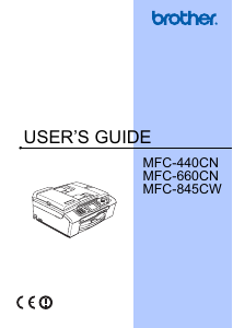 Manual Brother MFC-660CN Multifunctional Printer