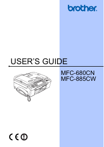 Handleiding Brother MFC-680CN Multifunctional printer