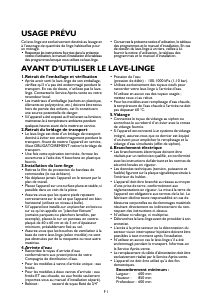 Mode d’emploi Ignis LEI 812 KT Lave-linge