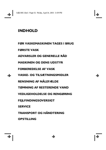 Brugsanvisning Ignis AWV 909 Vaskemaskine