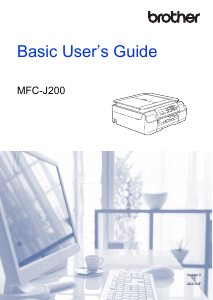 Manual Brother MFC-J200 Multifunctional Printer