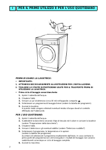 Manuale Ignis AWV 441/1 Lavatrice