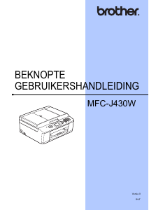 Handleiding Brother MFC-J430W Multifunctional printer