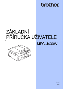 Manuál Brother MFC-J430W Multifunkční tiskárna