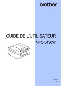 Mode d’emploi Brother MFC-J430W Imprimante multifonction