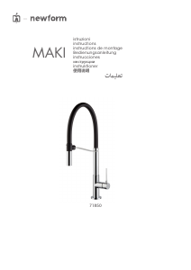 Bedienungsanleitung Newform 71850 Maki Wasserhahn