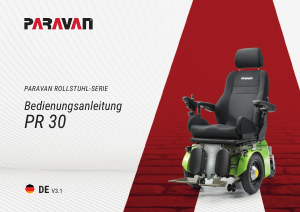 Bedienungsanleitung Paravan PR 30 Elektrorollstuhl
