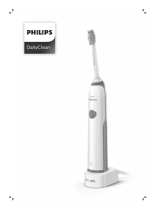 Manual Philips HX3281 Sonicare DailyClean Escova de dentes elétrica
