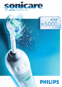 Manual Philips HX5251 Elite Sonicare Escova de dentes elétrica