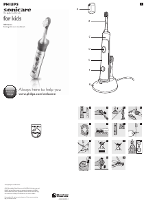 Handleiding Philips HX6341 Sonicare Elektrische tandenborstel