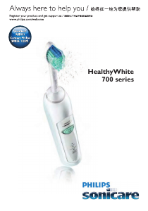 Manual Philips HX6761 Sonicare HealthyWhite Electric Toothbrush