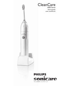 Manual Philips HX5610 CleanCare Sonicare Electric Toothbrush