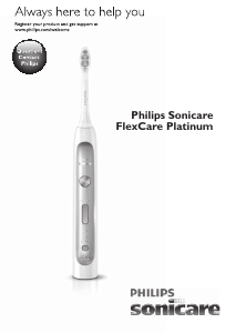 Manual de uso Philips HX9110 Sonicare FlexCare Platinum Cepillo de dientes eléctrico