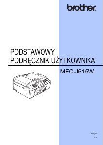 Instrukcja Brother MFC-J615W Drukarka wielofunkcyjna