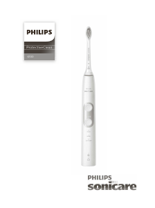 Manual Philips HX6857 Sonicare ProtectiveClean Escova de dentes elétrica