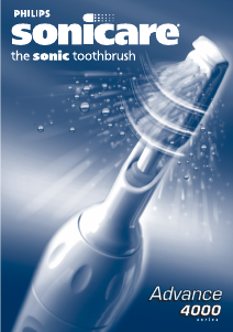 Manual Philips HX4101 Sonicare Advance 4000 Electric Toothbrush