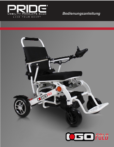 Manual Pride IGO Fold Electric Wheelchair