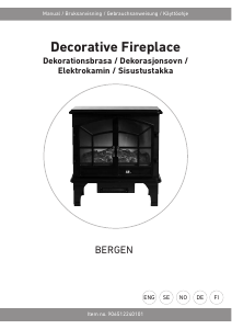 Manual Rusta Bergen Electric Fireplace