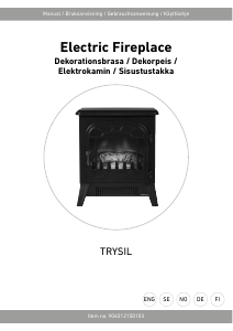 Manual Rusta Trysil Electric Fireplace