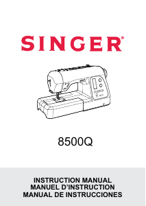 Mode d’emploi Singer 8500Q Machine à coudre