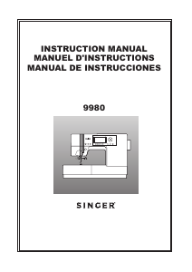 Handleiding Singer 9980 Naaimachine