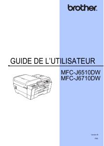 Mode d’emploi Brother MFC-J6710DW Imprimante multifonction