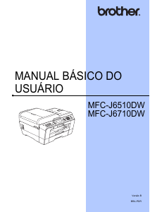 Manual Brother MFC-J6710DW Impressora multifunções