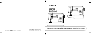 Manual de uso Singer 9858 Máquina de coser
