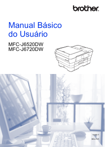 Manual Brother MFC-J6720DW Impressora multifunções