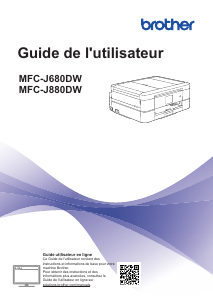 Mode d’emploi Brother MFC-J680DW Imprimante multifonction