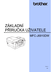 Manuál Brother MFC-J6910DW Multifunkční tiskárna