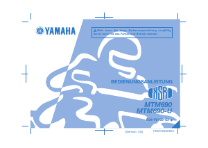 Bedienungsanleitung Yamaha XSR700 (2017) Motorrad